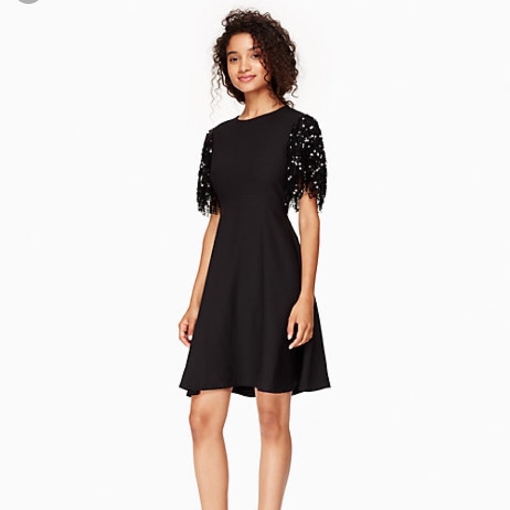 NWT Kate Spade Sequins Fringe Swing Dress